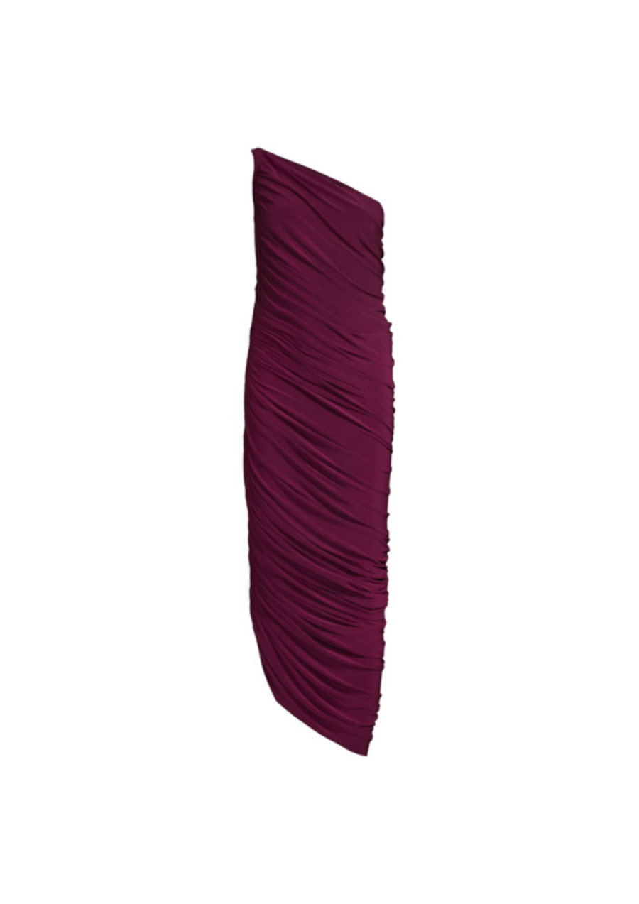 NORMA KAMALI - Gown Plum Dress